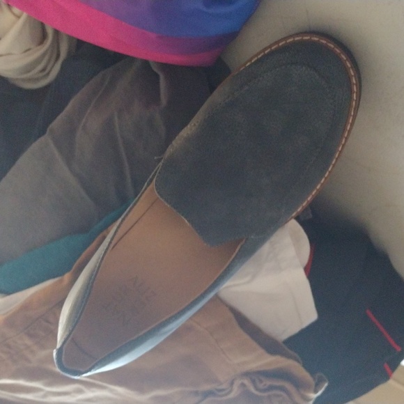 Naturalizer Womens Cabaret Faux Leather Padded Insole Loafers size 8.5 Gray - Picture 7 of 7